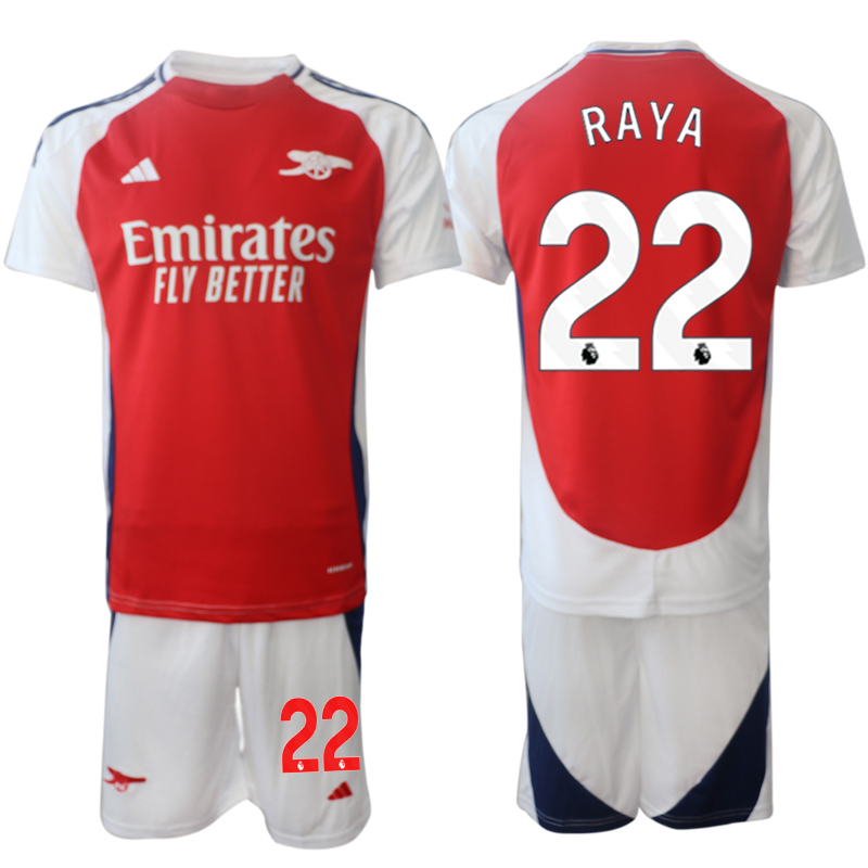 Men 2024-2025 Club Arsenal home Red #22 Soccer Jersey->arsenal jersey->Soccer Club Jersey